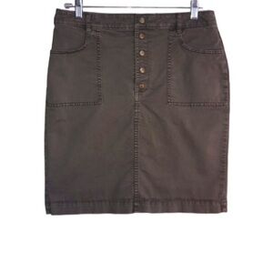Banana Republic Brown Mini Skirt